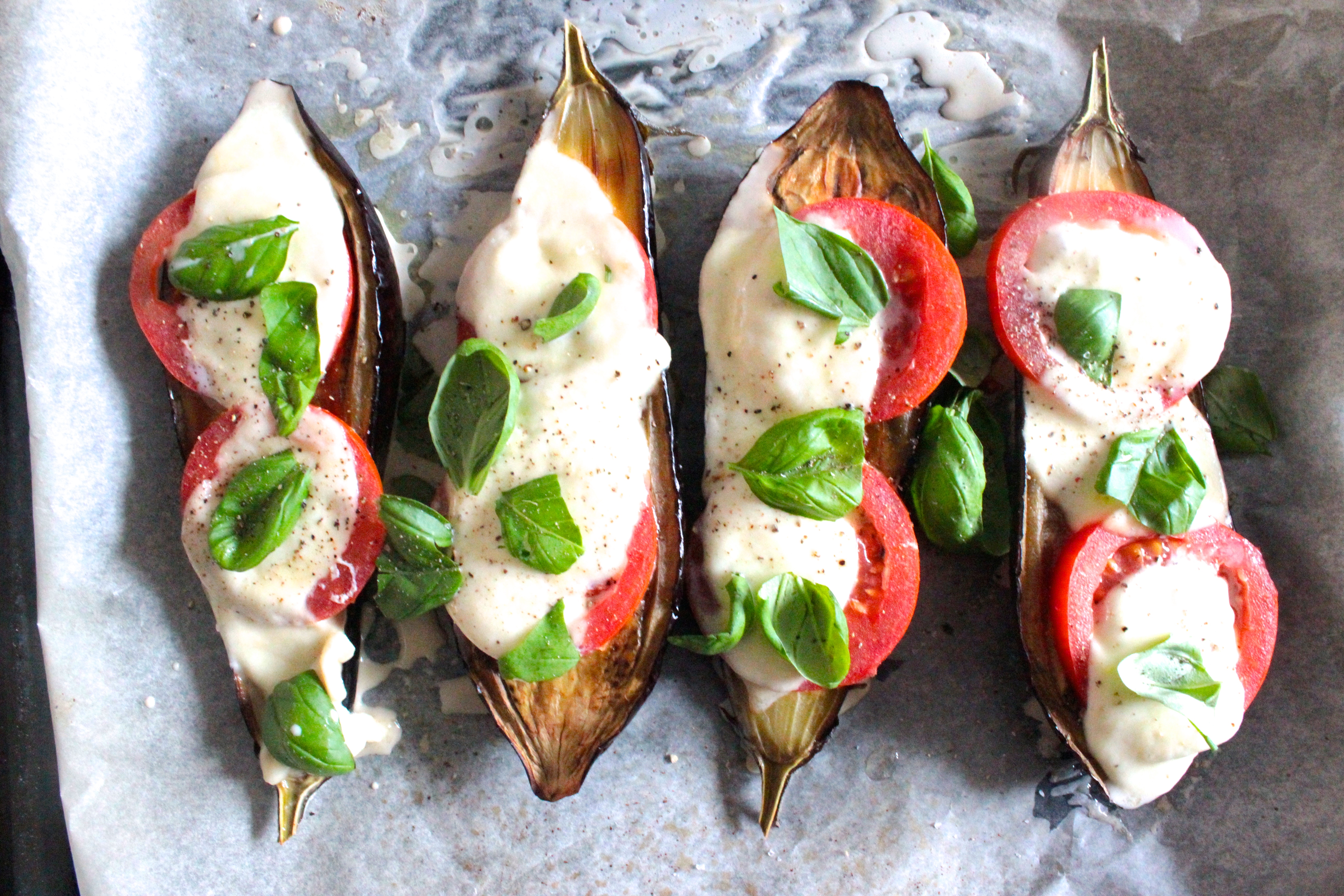Aubergines uit de oven