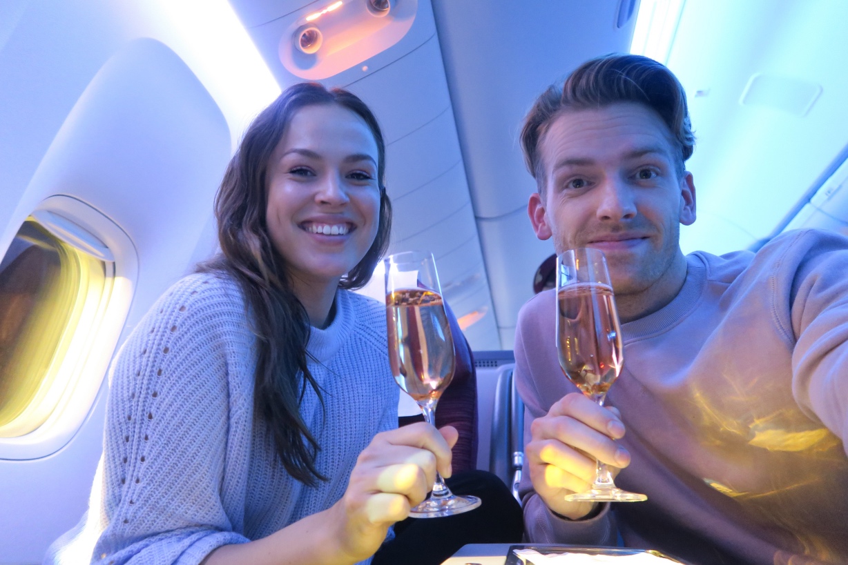 business class vliegen