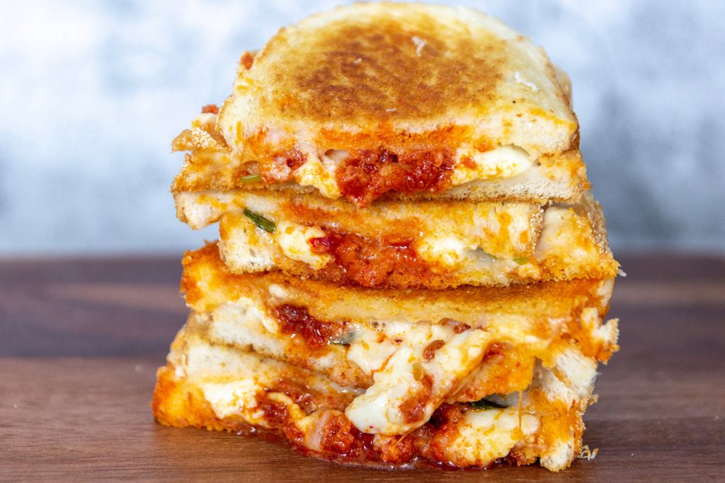 Geweldige tosti met ‘nduja