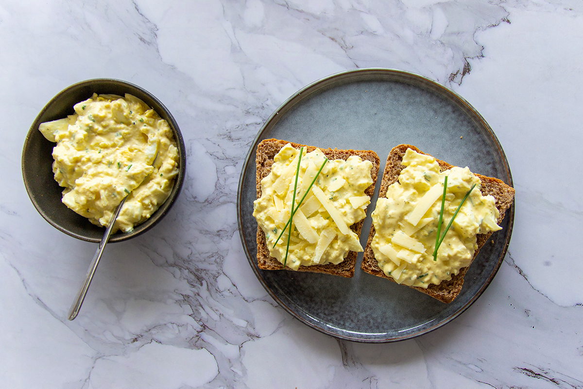 Eiersalade met truffel