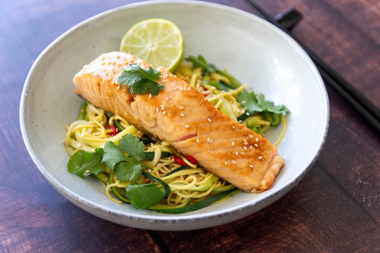 zalm in maple
