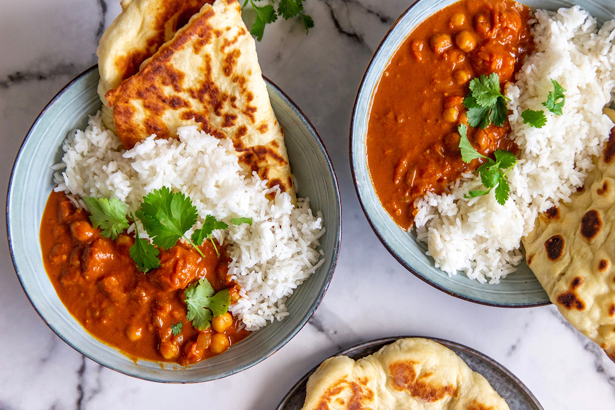 curry met pompoen