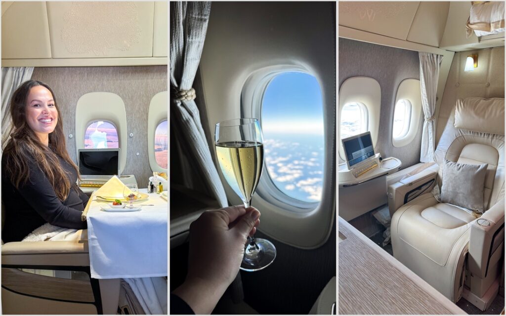 Emirates First Class: een droom die uitkwam
